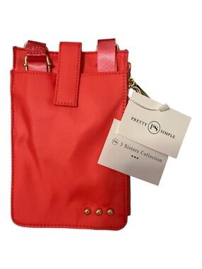 Coral Crossbody Phone Pouch By Pretty Simple